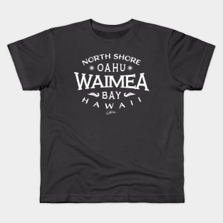 Waimea Bay, North Shore Oahu, Hawaii Kids T-Shirt